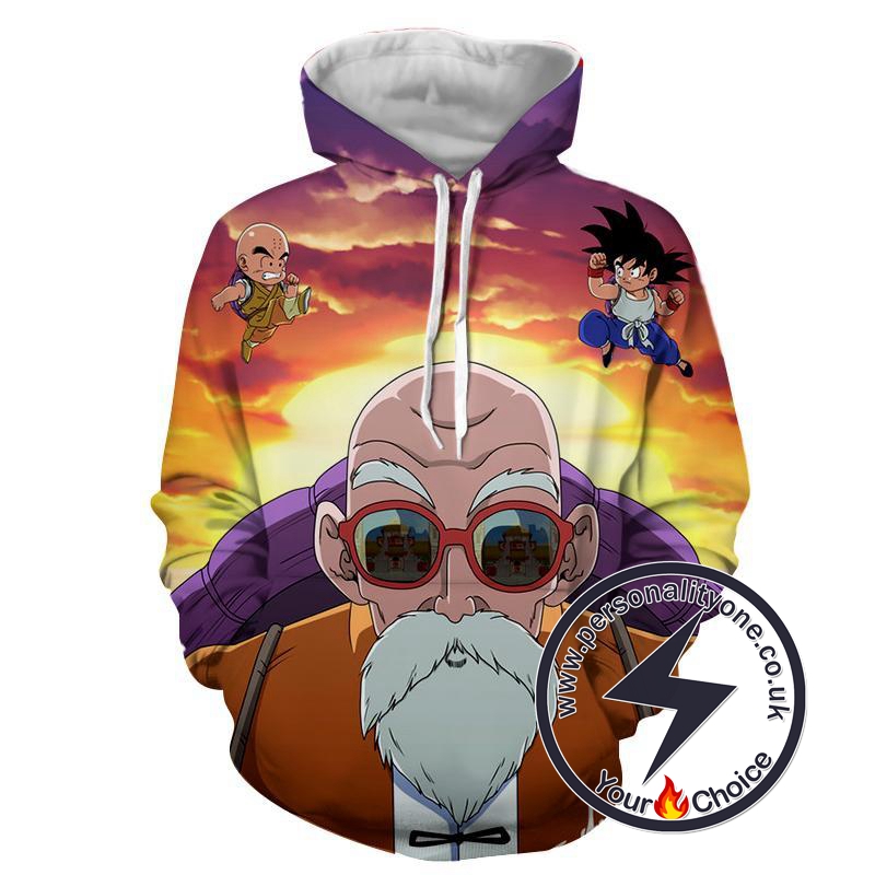 Dragon Ball Z - Master Roshi 3D - Hoodies